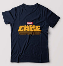 Load image into Gallery viewer, Luke Cage T-Shirt for Men-Navy Blue-Ektarfa.online
