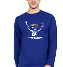 Load image into Gallery viewer, Rohit Sharma Full Sleeves T-Shirt for Men-Royal Blue-Ektarfa.online
