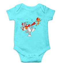 Load image into Gallery viewer, Tom and Jerry Kids Romper For Baby Boy/Girl-Sky Blue-Ektarfa.online
