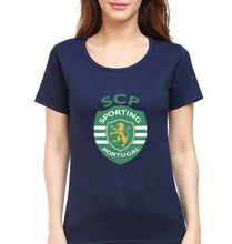 Load image into Gallery viewer, Sporting T-Shirt for Women-Navy Blue-Ektarfa.online
