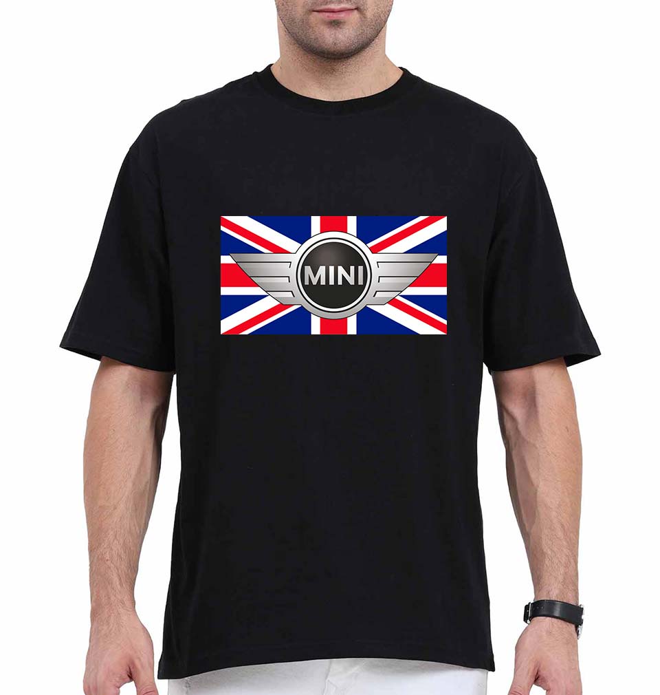 Mini Cooper Oversized T-Shirt for Men-Black-Ektarfa.online