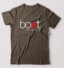 Load image into Gallery viewer, Boat T-Shirt for Men-Olive Green-Ektarfa.online
