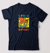 Load image into Gallery viewer, Keith Haring T-Shirt for Men-Navy Blue-Ektarfa.online
