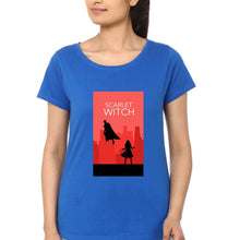Load image into Gallery viewer, Scarlet Witch Wanda T-Shirt for Women-Royal Blue-Ektarfa.online
