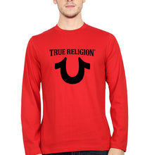 Load image into Gallery viewer, True Religion Full Sleeves T-Shirt for Men-Red-Ektarfa.online
