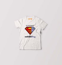 Load image into Gallery viewer, Superman Gym Kids T-Shirt for Boy/Girl-White-Ektarfa.online
