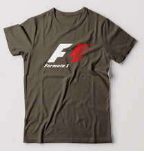 Load image into Gallery viewer, Formula1 (F1) T-Shirt for Men-Olive Green-Ektarfa.online
