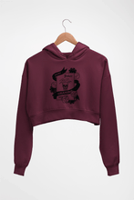 Load image into Gallery viewer, Joker Card Poker Crop HOODIE FOR WOMEN-Maroon-Ektarfa.online
