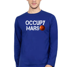 Load image into Gallery viewer, Occupy Mars Elon Musk Full Sleeves T-Shirt for Men-Royal Blue-Ektarfa.online
