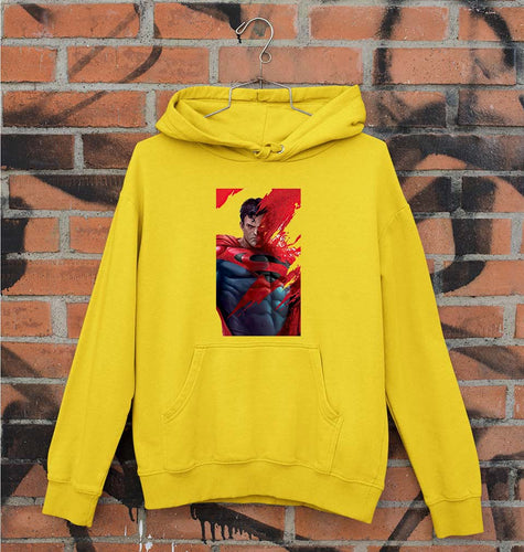 Superman Superhero Unisex Hoodie for Men/Women-Mustard Yellow-Ektarfa.online