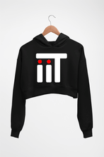 Load image into Gallery viewer, IIT Crop HOODIE FOR WOMEN-Black-Ektarfa.online
