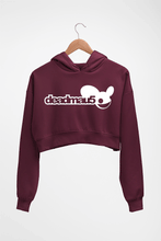 Load image into Gallery viewer, Deadmau5 Crop HOODIE FOR WOMEN-Maroon-Ektarfa.online
