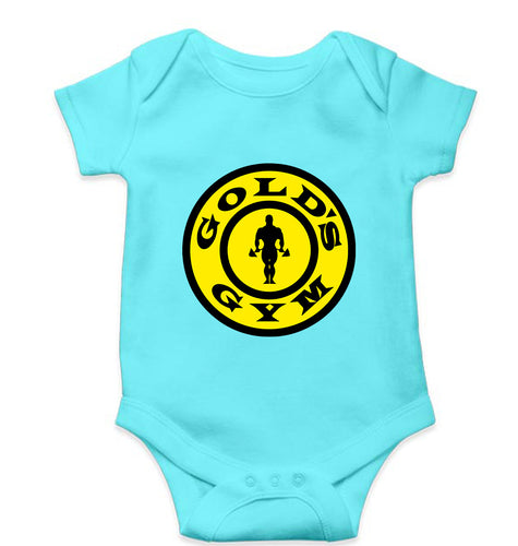 Gold's Gym Kids Romper For Baby Boy/Girl-Sky Blue-Ektarfa.online