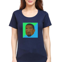 Load image into Gallery viewer, Kanye West T-Shirt for Women-Navy Blue-Ektarfa.online
