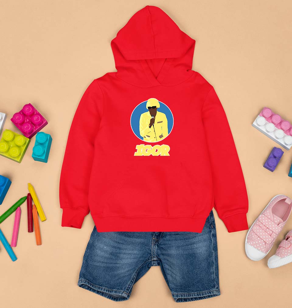 Igor Kids Hoodie for Boy/Girl-RED-Ektarfa.online