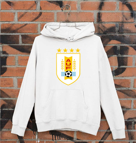 Uruguay Football Unisex Hoodie for Men/Women-White-Ektarfa.online