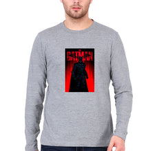 Load image into Gallery viewer, Batman Superhero Full Sleeves T-Shirt for Men-Grey Melange-Ektarfa.online
