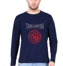 Load image into Gallery viewer, House Targaryen (GOT) Full Sleeves T-Shirt for Men-Navy Blue-Ektarfa.online
