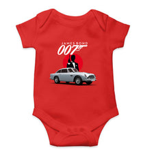 Load image into Gallery viewer, James Bond (007) Kids Romper For Baby Boy/Girl-0-5 Months(18 Inches)-Red-Ektarfa.online
