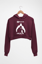Load image into Gallery viewer, Hulk Superhero Crop HOODIE FOR WOMEN-Maroon-Ektarfa.online

