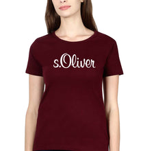 Load image into Gallery viewer, s.Oliver T-Shirt for Women-Maroon-Ektarfa.online
