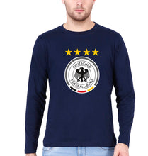 Load image into Gallery viewer, Germany Football Full Sleeves T-Shirt for Men-Navy Blue-Ektarfa.online
