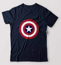 Load image into Gallery viewer, Captain America T-Shirt for Men-Navy Blue-Ektarfa.online
