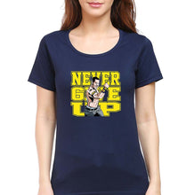 Load image into Gallery viewer, John Cena WWE T-Shirt for Women-Navy Blue-Ektarfa.online
