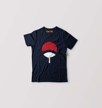 Load image into Gallery viewer, Uchiha clan Kids T-Shirt for Boy/Girl-Navy Blue-Ektarfa.online
