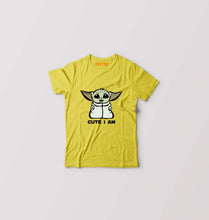 Load image into Gallery viewer, Yoda Star Wars Kids T-Shirt for Boy/Girl-Yellow-Ektarfa.online
