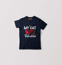 Load image into Gallery viewer, Cat Kids T-Shirt for Boy/Girl-Navy Blue-Ektarfa.online
