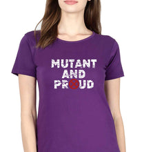 Load image into Gallery viewer, X-Men Mutant T-Shirt for Women-Purple-Ektarfa.online
