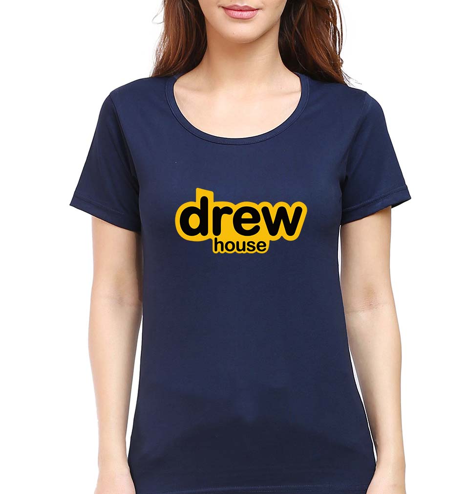 Drew House T-Shirt for Women-Navy Blue-Ektarfa.online