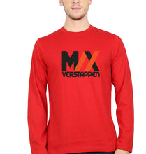 Load image into Gallery viewer, Max Verstappen Full Sleeves T-Shirt for Men-S(38 Inches)-Red-Ektarfa.online
