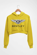 Load image into Gallery viewer, Bentley Crop HOODIE FOR WOMEN-Mustard Yellow-Ektarfa.online
