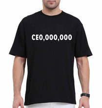 Load image into Gallery viewer, CEO Oversized T-Shirt for Men-Black-Ektarfa.online
