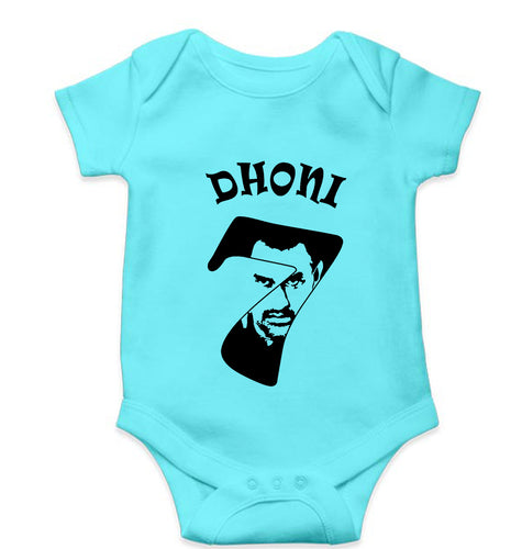 MS Dhoni (MSD) Kids Romper For Baby Boy/Girl-Sky Blue-Ektarfa.online