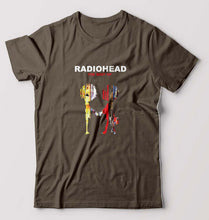 Load image into Gallery viewer, Radiohead T-Shirt for Men-Olive Green-Ektarfa.online
