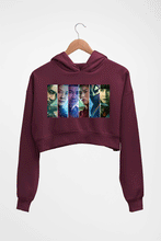 Load image into Gallery viewer, Shang-Chi Crop HOODIE FOR WOMEN-Maroon-Ektarfa.online
