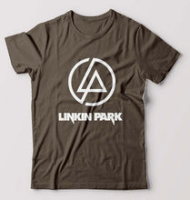 Load image into Gallery viewer, Linkin Park T-Shirt for Men-Olive Green-Ektarfa.online
