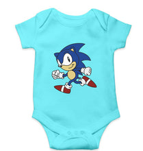 Load image into Gallery viewer, Sonic Kids Romper For Baby Boy/Girl-0-5 Months(18 Inches)-Sky Blue-Ektarfa.online
