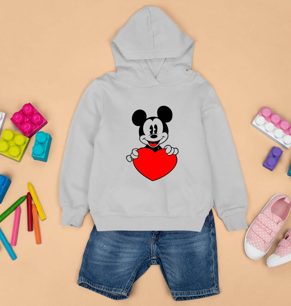 Mickey Mouse Kids Hoodie for Boy/Girl-Grey-Ektarfa.online