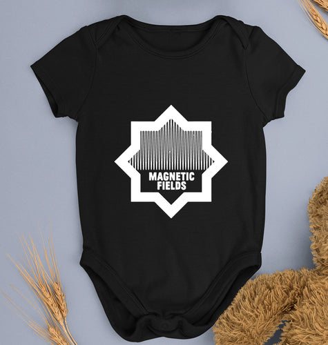 Magnetic fields Kids Romper For Baby Boy/Girl-Black-Ektarfa.online