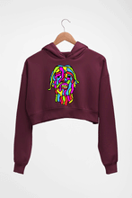 Load image into Gallery viewer, Asap Rocky Crop HOODIE FOR WOMEN-Maroon-Ektarfa.online
