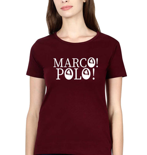 Marco Polo T-Shirt for Women-Maroon-Ektarfa.online