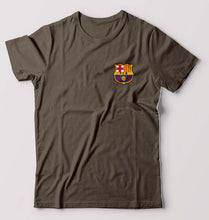 Load image into Gallery viewer, Barcelona Logo T-Shirt for Men-Olive Green-Ektarfa.online
