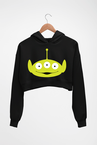 Toy Story Crop HOODIE FOR WOMEN-Black-Ektarfa.online