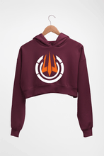 Load image into Gallery viewer, Call of Duty (COD) Crop HOODIE FOR WOMEN-Maroon-Ektarfa.online
