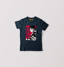 Load image into Gallery viewer, Demon Slayer Kids T-Shirt for Boy/Girl-Petrol Blue-Ektarfa.online
