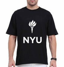 Load image into Gallery viewer, New York University Oversized T-Shirt for Men-Black-Ektarfa.online

